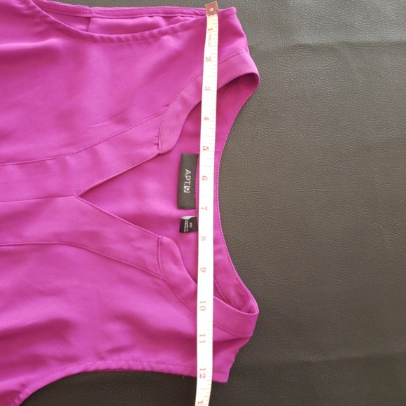 XS purple sleeveless Apt. 9 blouse - Picture 6 of 8